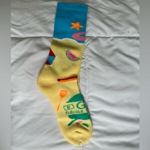Colorful Summer Theme Men's Dress Sock